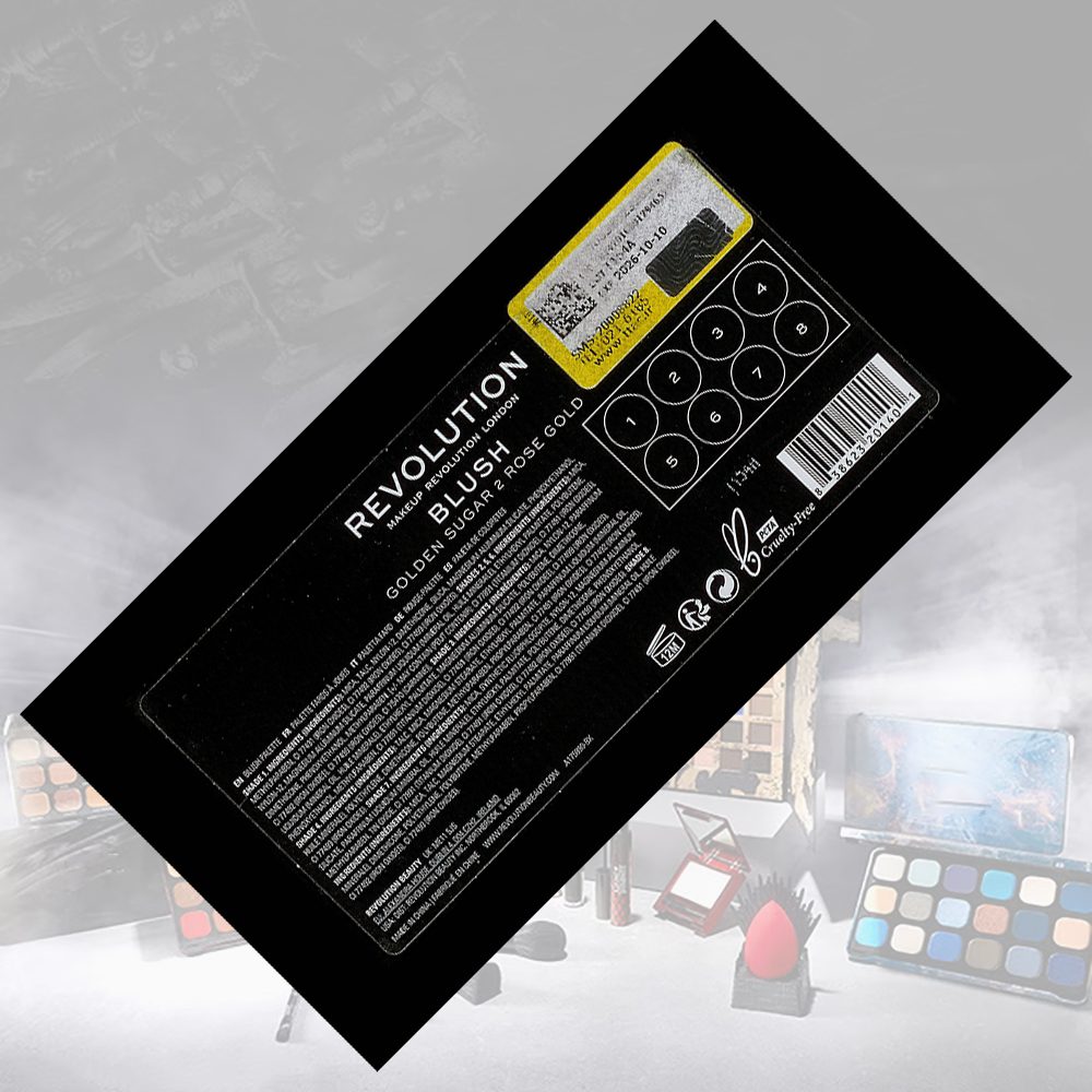 پالت رژ گونه Golden Sugar 2 Rose Gold رولوشن